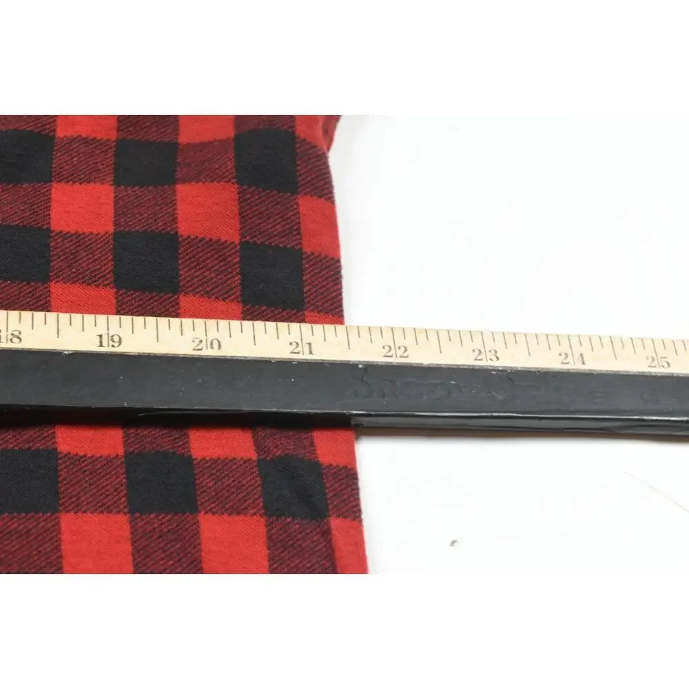 Vintage Polo Ralph Lauren Popover Flannel Work Shirt Mens Large Buffalo Plaid
